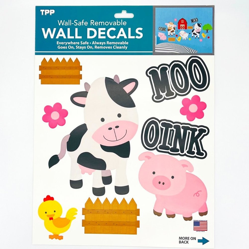 5/$25 Wall Decals: Farm Animals
